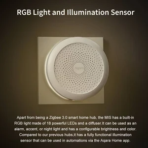Aqara Hub M1S Gateway Intelligent House Kits Zigbee Temperatur -Türsensor Bewegung Wireless Switch Arbeit mit M Home Homek App 10 Hauptverkäufe Xiaomi Aquara Gateway - №5