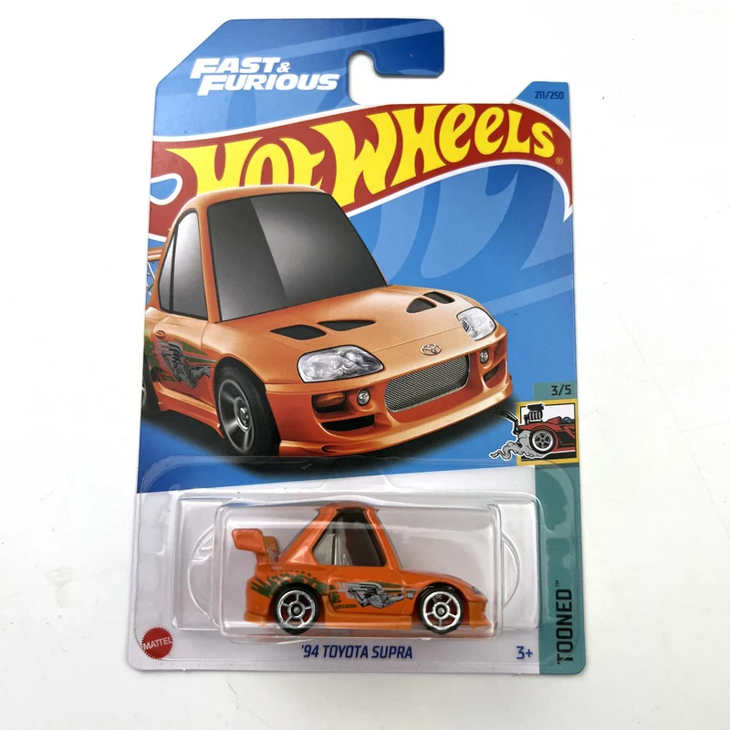 Hot Wheels-Metal Die-Cast carros modelo de brinquedo, Toyota série, 1, 64