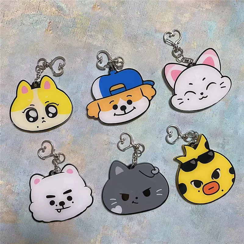 Neuer K-Pop Koreanischer SUNOO SUNGHOON JAKE Big Shake Acryl-Schlüsselanhänger, Cartoon-Taschenanhänger, Lustiger Schlüsselring 10CM