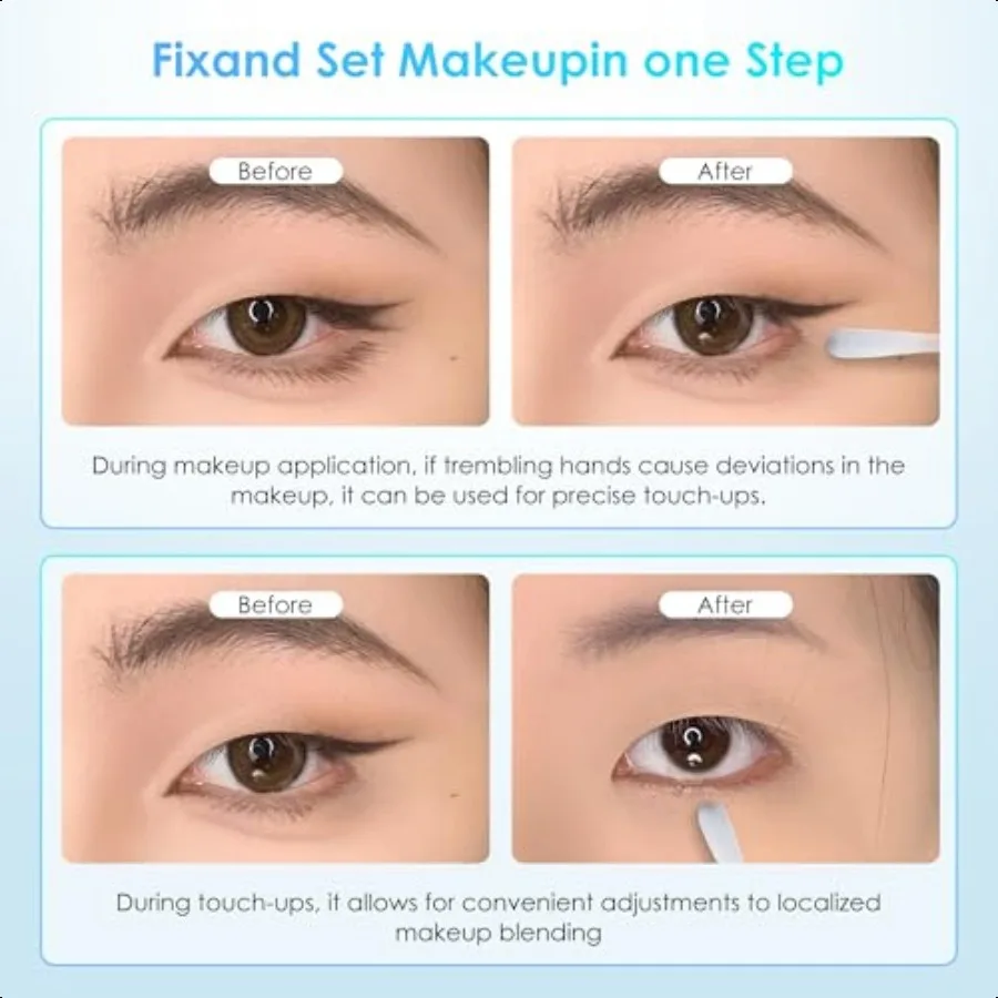 50 Count Makeup Remover Cotton Swabs Eye Lip Sticks remover With White Lily LiquidFilled Makeup Remover Swabs Space Saving and