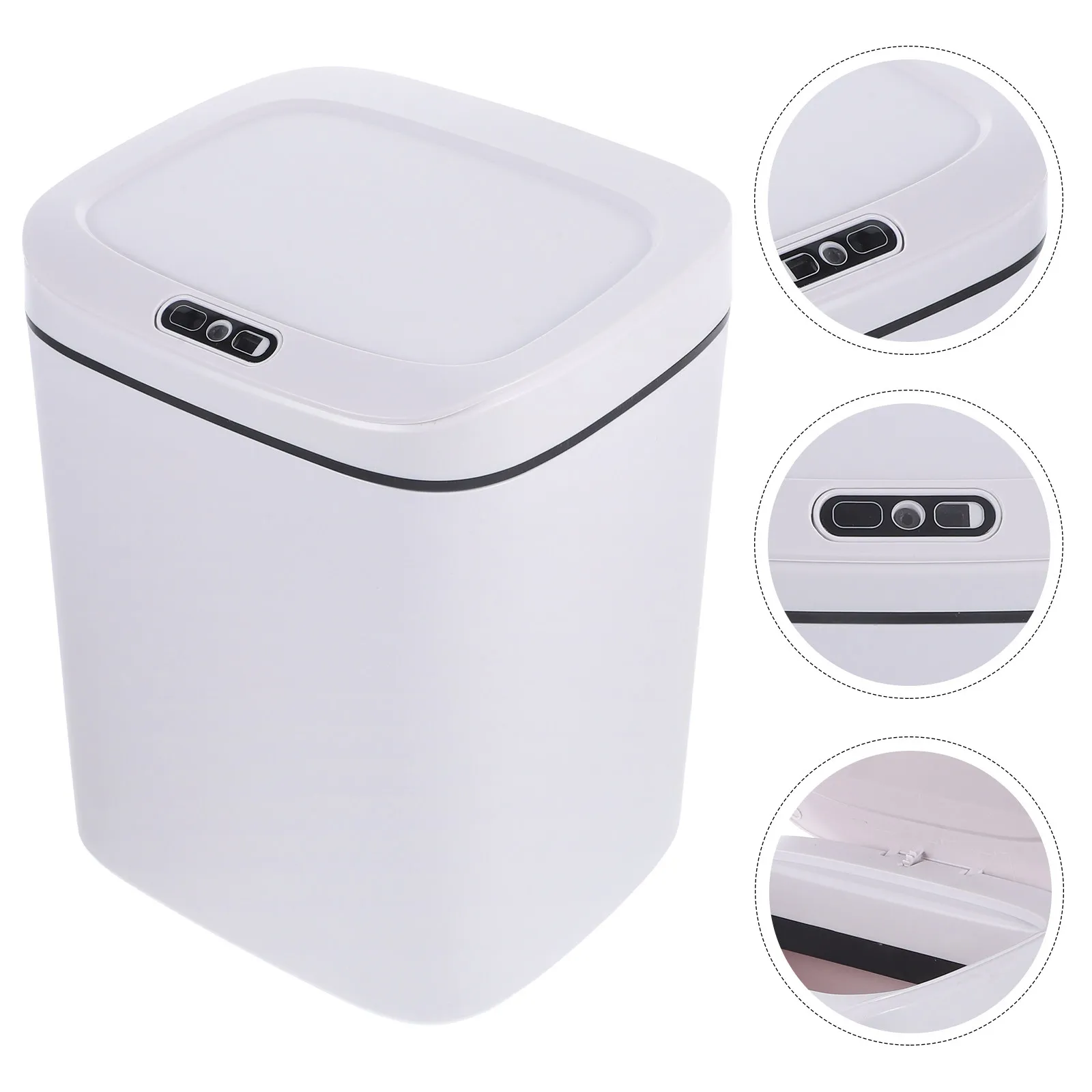 

Smart Trash Can Intelligent Induction Large Capacity Automatic Sensor Garbage Bin for Kitchen Bathroom Bedroom Home Use