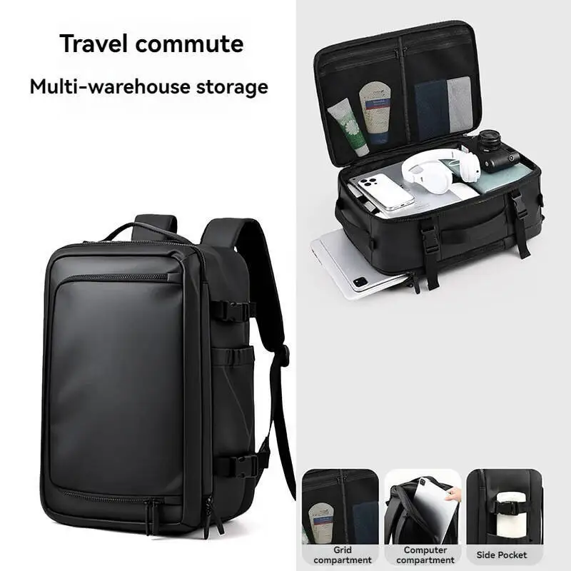 Sac à dos de voyage pour courtes distances, sac cabine Ryanair 180 ° Sac à dos pour ordinateur portable, idéal pour les loisirs, l'école, les voyages, pour femmes et hommes.
