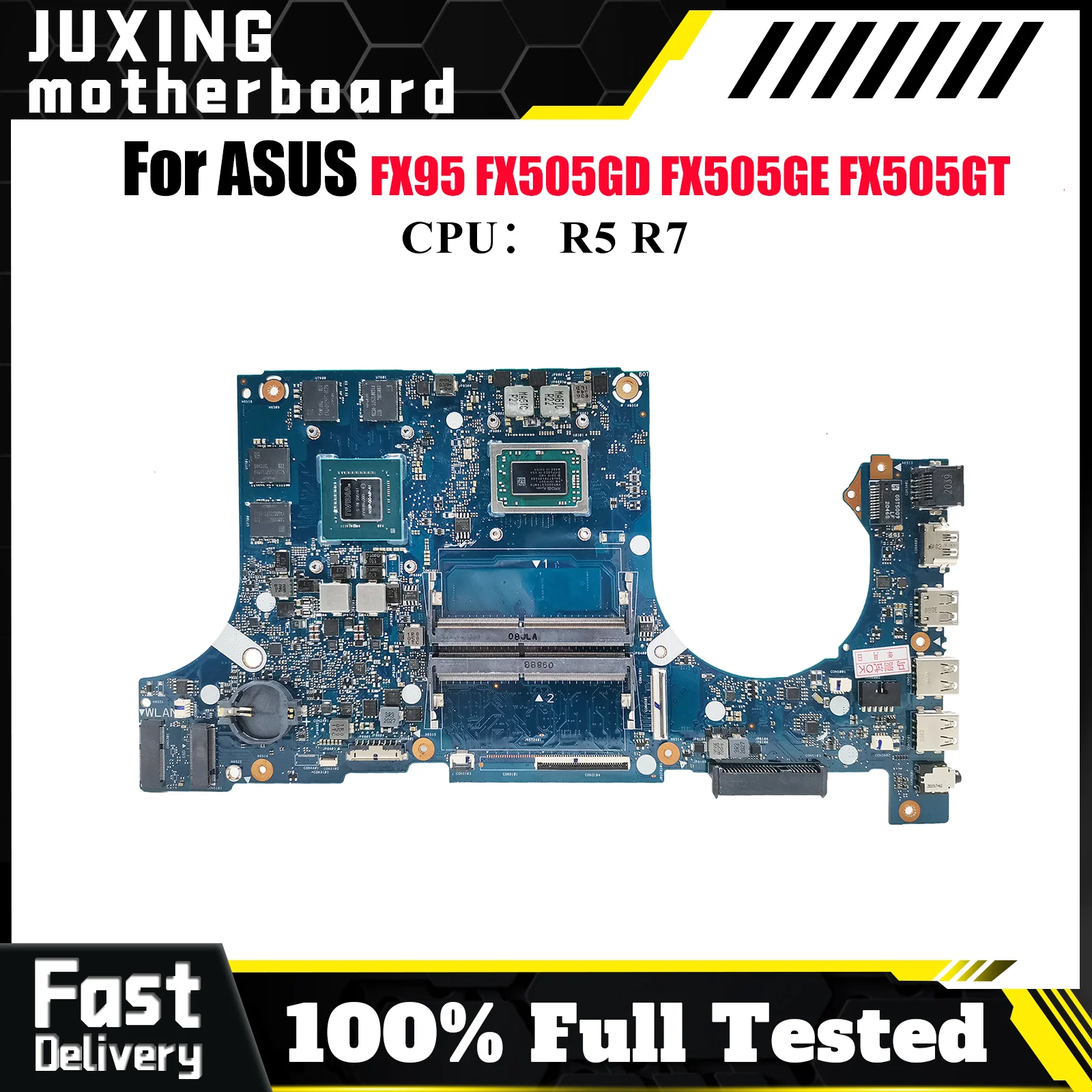 

FX505DT Материнская плата для ноутбука ASUS TUF Gaming FX505GD FX95D FX505GT FX505D FX505GE Материнская плата с процессором R5 R7 100% tests OK stk