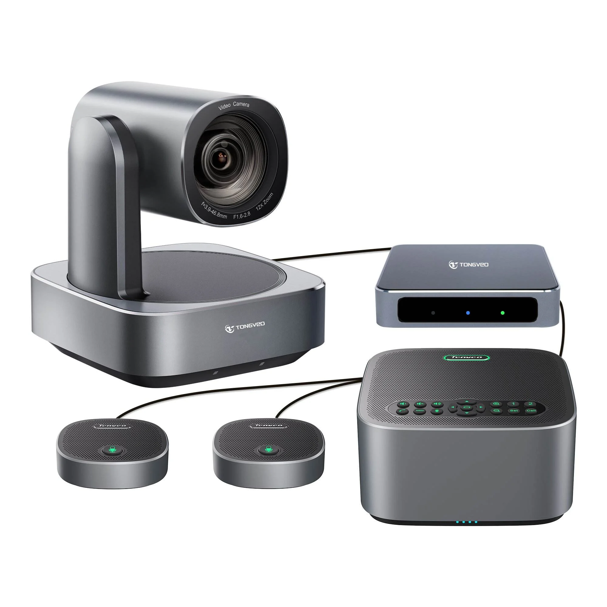 

TONGVEO VA612 GROUP 4K Camera 12X PTZ Camera M6B Speakerphone Video Conference System Live Streaming Camera Conference Group
