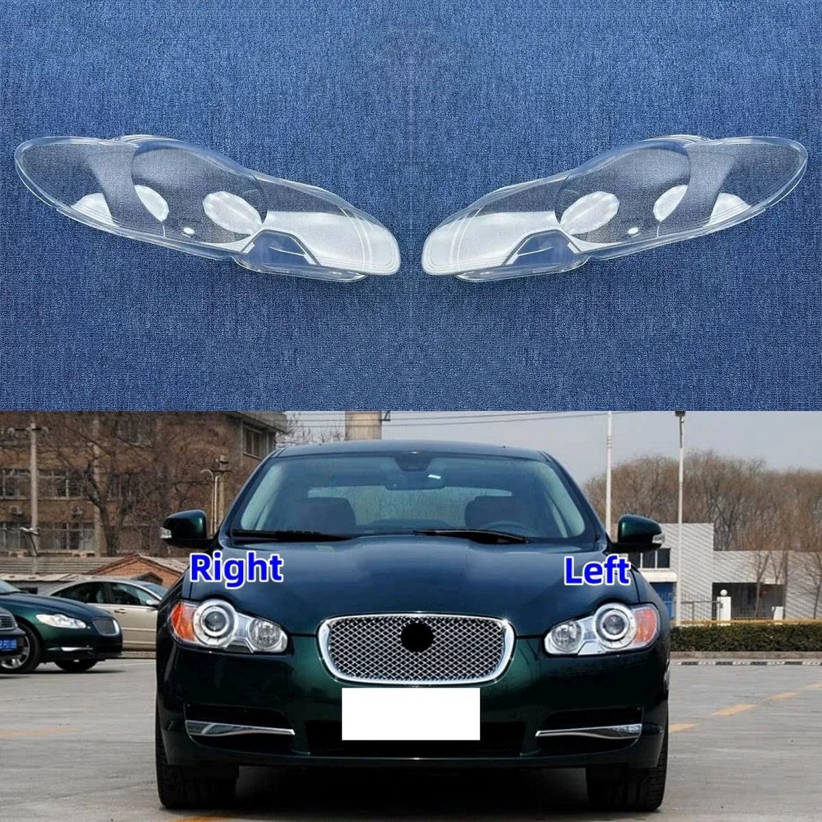 

For Jaguar XF XFL 2008 2009 2010 2011 Car Accessories Headlight Lens Cover Transparent Lampshade Headlamp Shell Plexiglass