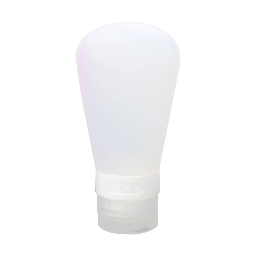 

37Ml Silicone Travel Bottle Set Compact Leak Proof Refillable Squeeze Bottles for Toiletries Shampoo Conditioner Airplane Safe