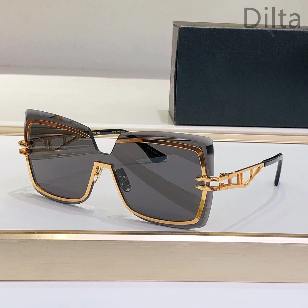 DILTA Brokyn DTS440 Fasion Butterfly Luxury Designer Brand Women's Sunglasses UV400 Outdoor Double Bridge lunette soleil femme