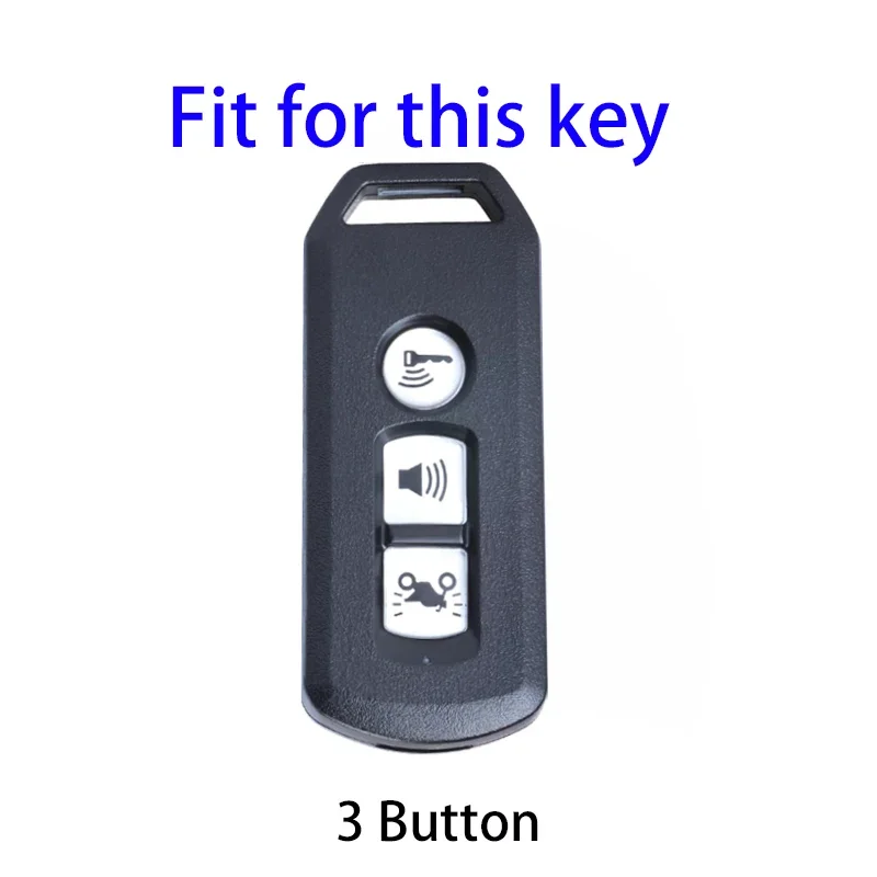 3 Buttons TPU Car Key Case Smart Remote Control Fob Cover For Honda Airblade 125 C125 Super Cub Scooter Vario 150 PCX Forza 300