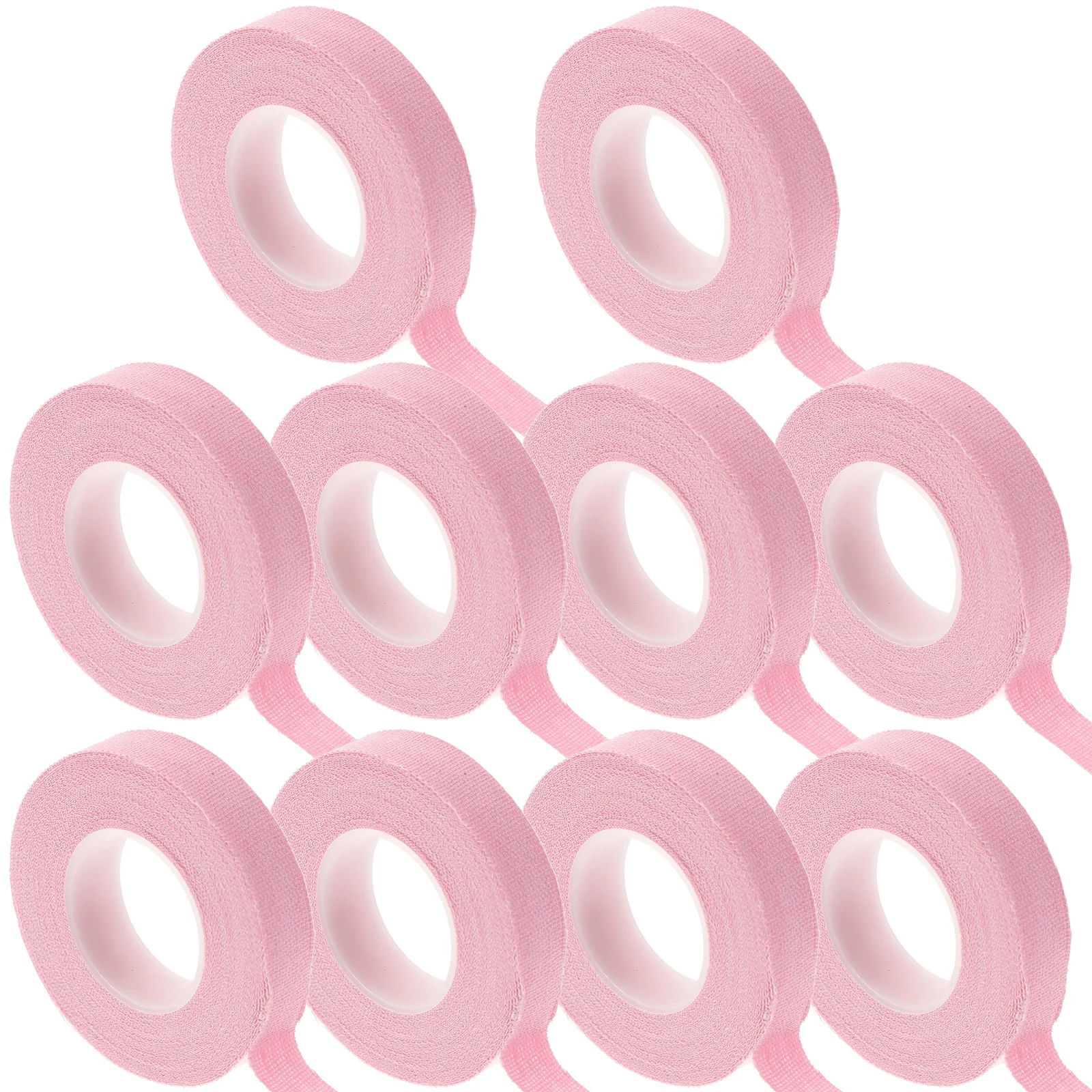 

10 Rolls 5M Pink Guzheng Guitar Nail Tape Finger Tapes Cotton Self-adhesive Chinese Zither Accessories Enhance Playing Effect