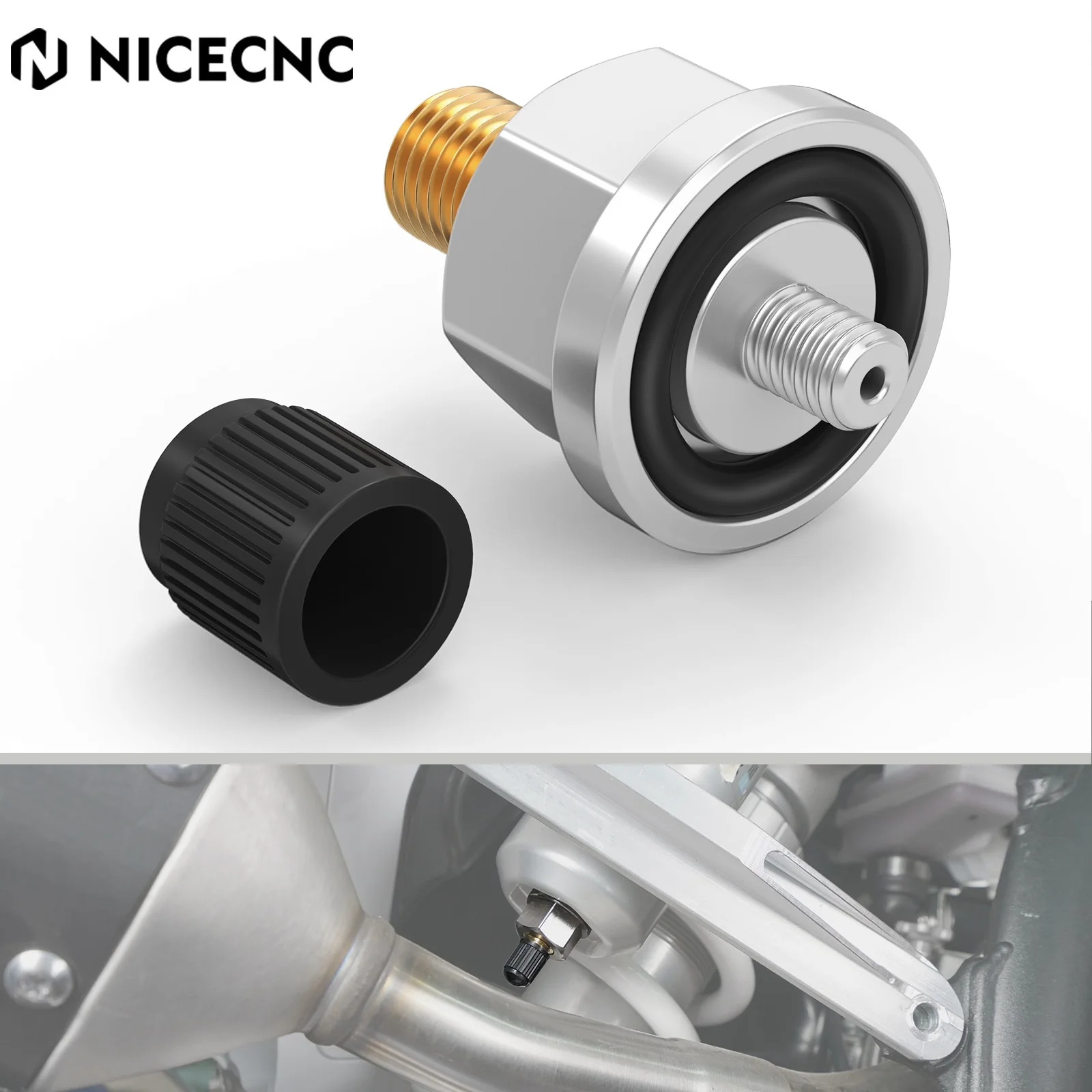 

NICECNC WP PDS Rear Suspension Gas Valve For 2024 KTM EXC 300 EXC-F 350 SX 125 SX-F 450 Husqvarna TE300 GasGas EC300 EC250 2023