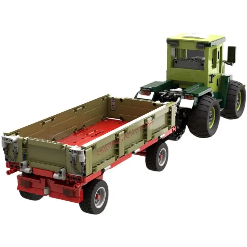 1:17 Moc RC Farm Trac 1000 tractor and 3 Way Tipper with Drawbar  DIY creative ideas ChildrenToy birthday Gift Technology Blocks