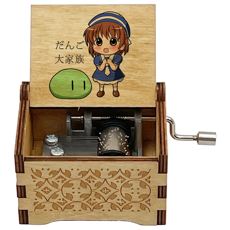 CLANNAD Ending Song《Dango Daikazoku》Climax 14-seconds Adapted 18-Tone Music Box Home Decoration Ornaments Holiday Party Gifts