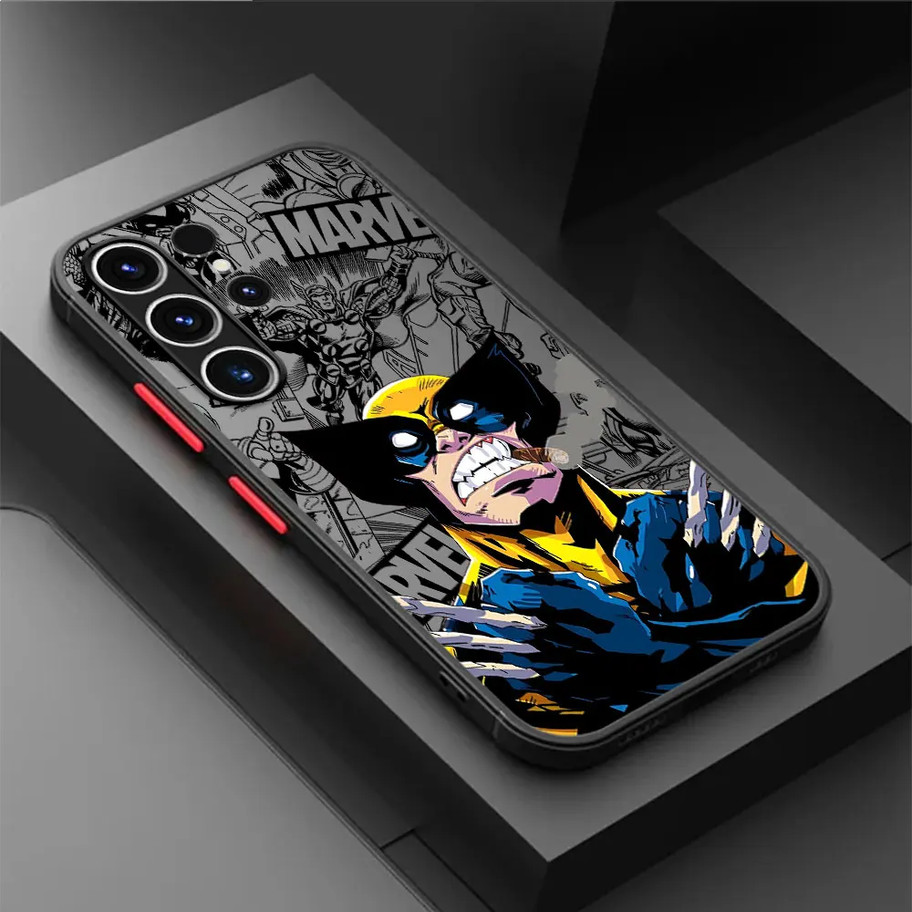 Marvel Deadpool Wolverine Comics Phone Case for Samsung Galaxy A53 A52 5G A73 A23 A24 A13 A14 A33 A72 A22 A54 A34 Soft Cover