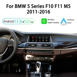 Android head unit Apple CarPlay for BMW F10 F11 520i 528i 523i 530i 550i 10.25 inch touch screen upgrade Radio stereo sat nav