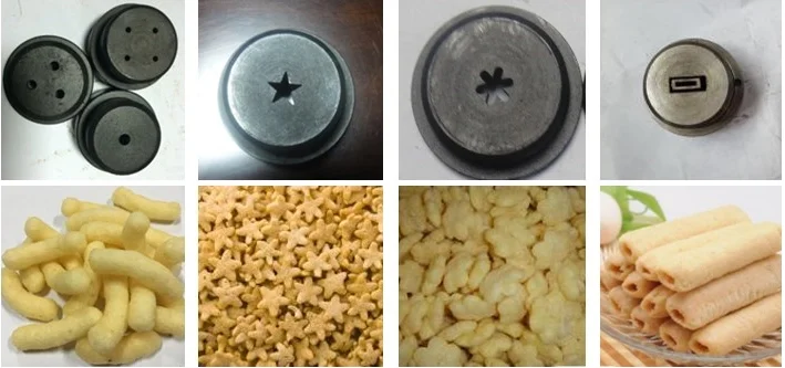 corn puffed snack extruder maize puffing extrusion popcorn maker
