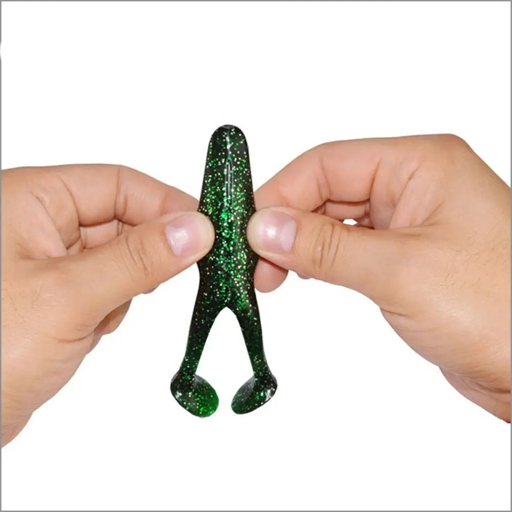 2PCS Silicone Soft Frog Fishing Lures 10.5cm/12g Jigging Lure Mini Soft Lure 3D Eyes Fishing Gear Product Fishing Tackle