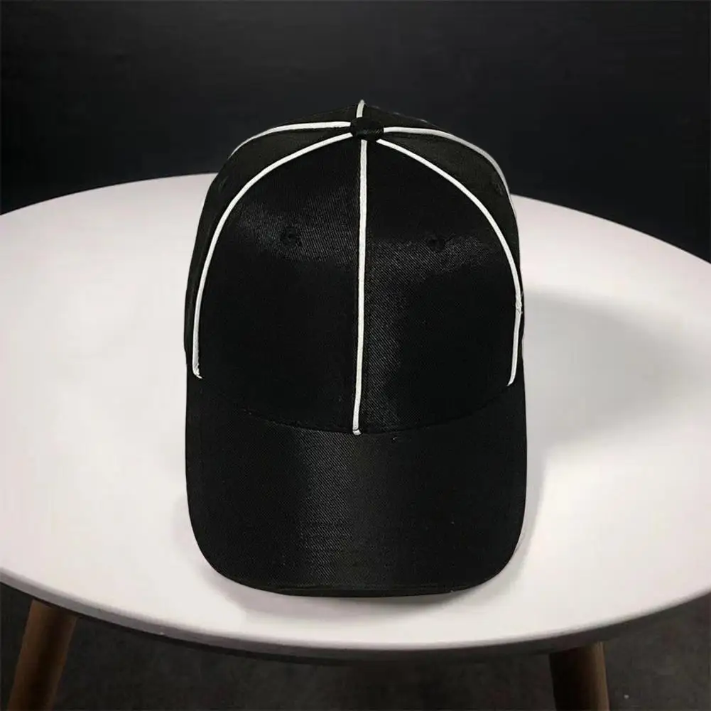 

Chic Referee Hat Unisex Baseball Hat Contrast Color Face Protection Referee Hat Sunscreen