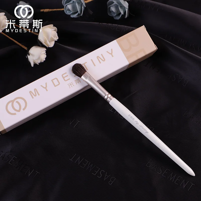 MyDestiny cosmetic brush-The Snow White series-pony hair eye shadow brush02-high quality soft pony hair makeup pen-beauty