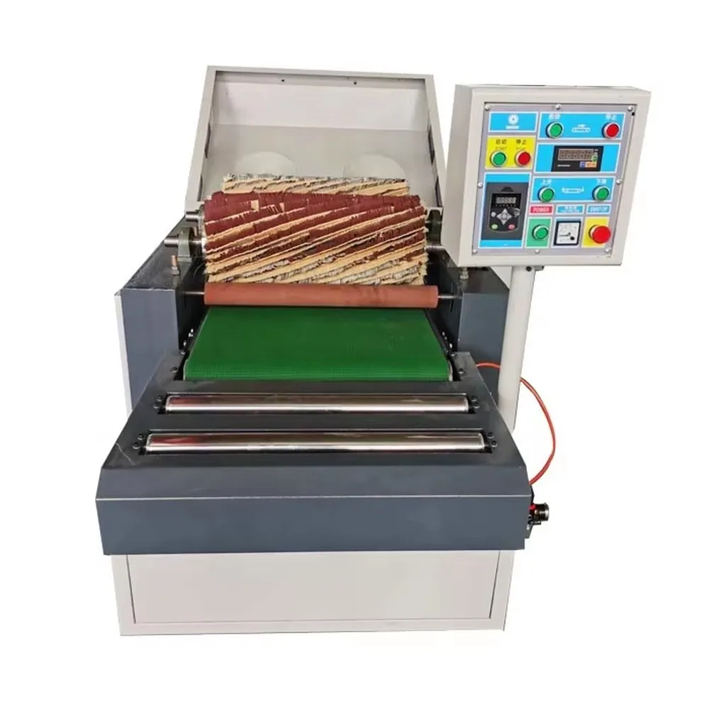 Automatic 630mm Wood Polish Machine MDF Solid Wooden Brush Buffing Sanding Machine Good Price