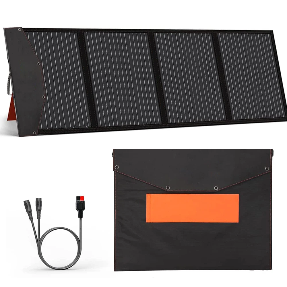 

220W Portable Foldable Monocrystalline Solar Panel For 1200W 1800W 2400W Power Station