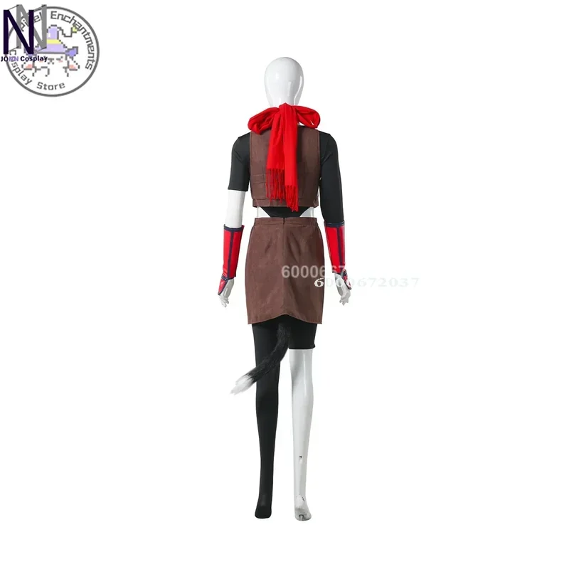 

MN1 Anime Delicious in Dungeon Izutsumi Cosplay Costume Fantasy Wigs Outfit Scarf Tail Adult Women Halloween Party Role Play8/yG
