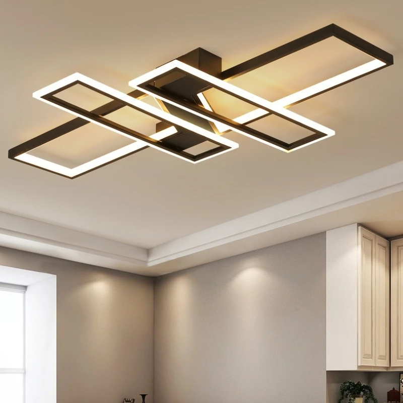 

SANDYHA современные минималистичные потолочные светильники алюминиевый акриловый квадратный дизайн светодиодный светильник для гостиной спальни украшения дома