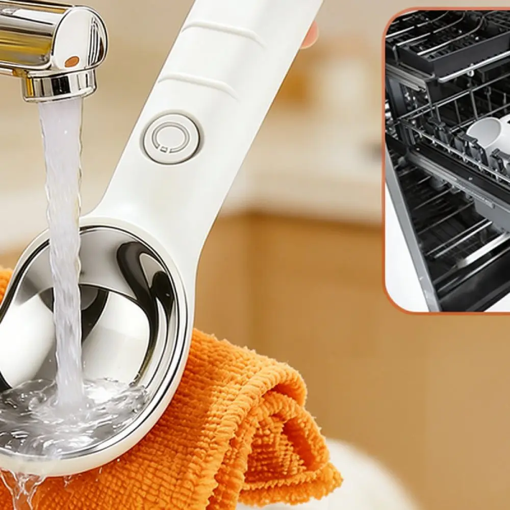 Electric Thermal Scoop For Ice Cream Professional Stainless Steel Spoon Gadget For Smooth Serving Hard Frozen Foods 2