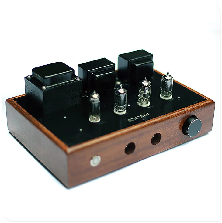 Latest 6N11 pushes 5686 Tube Headphone Amp Preamp Class A 16Ω - 600Ω 1W Vacuum Tube Headphone Amp Preamplifier Amplifier Audio