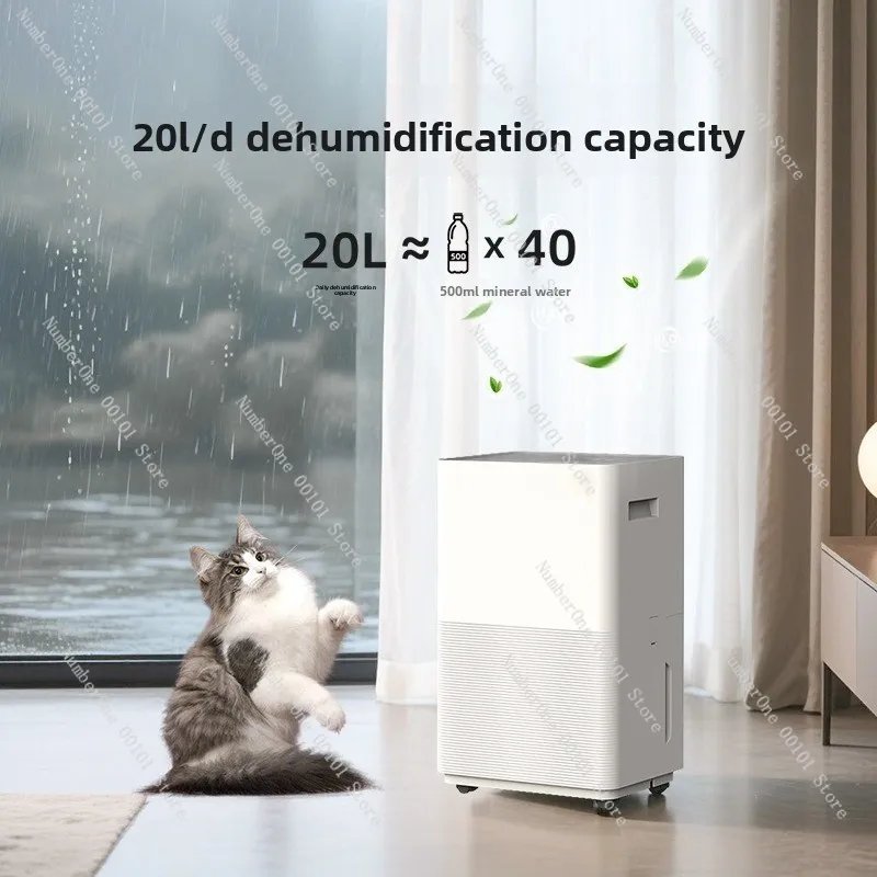 16L Smart Dehumidifier | WiFi & Voice-Controlled Quiet Home Dehumidifier for Efficient Moisture Removal