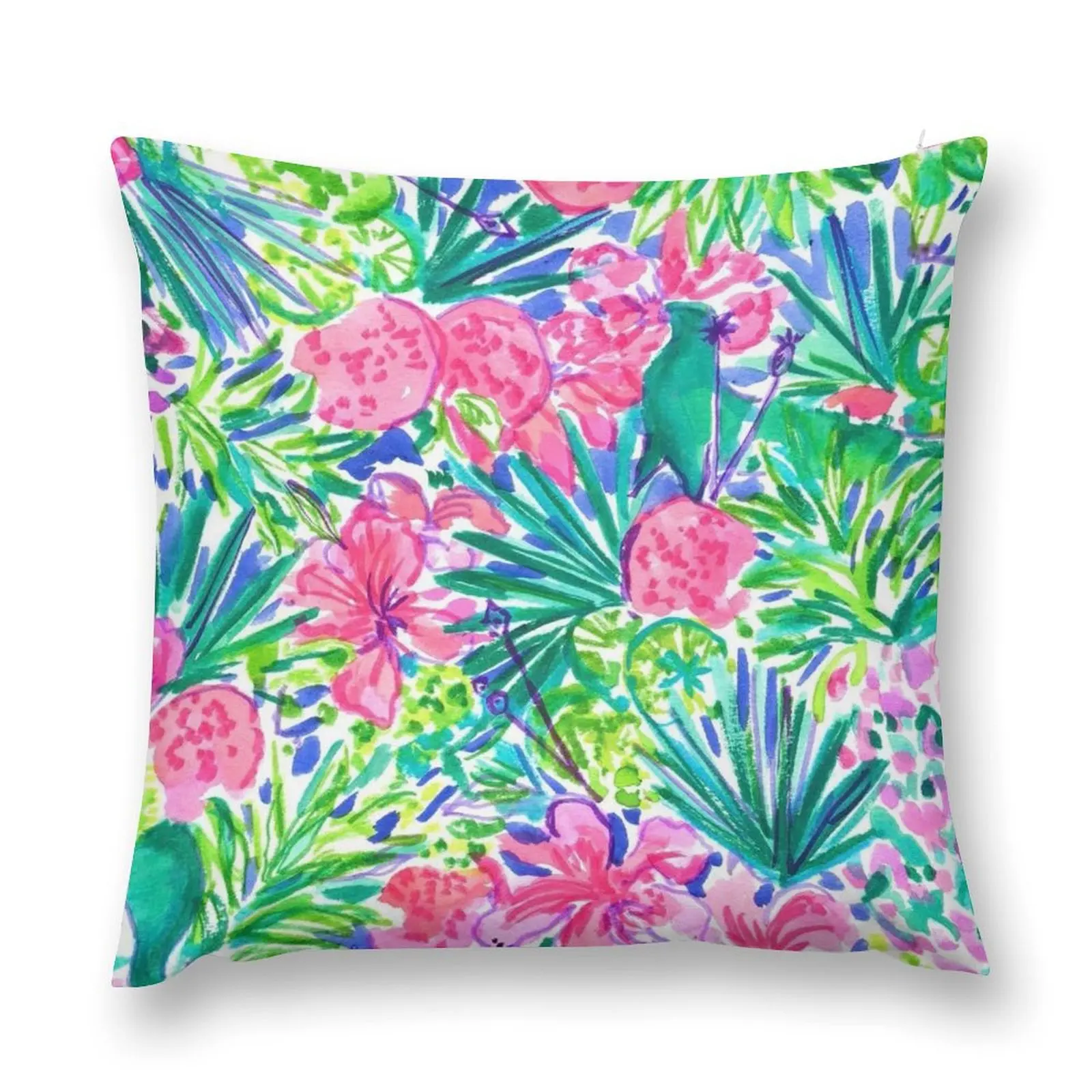 

Island Pulitzer Leaf Throw Pillow Sofa Pillow Cover New year Room decorating items Ornamental Pillow