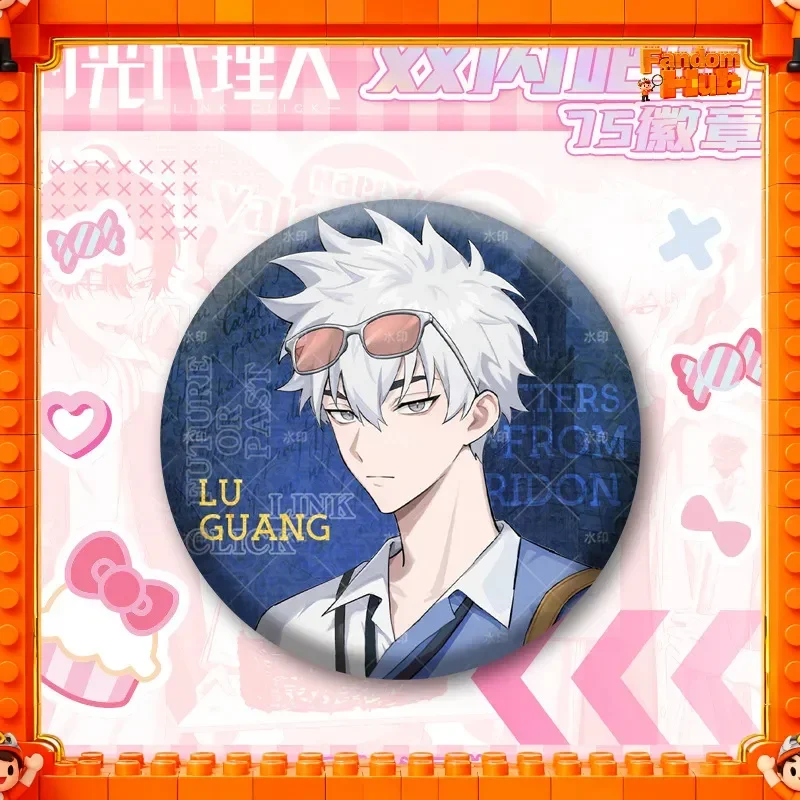 NEW Link Click Xia Fei Qiao Ling Cheng Xiaoshi Lu Guang Double Flash Badge Pins Toy Fans Gift