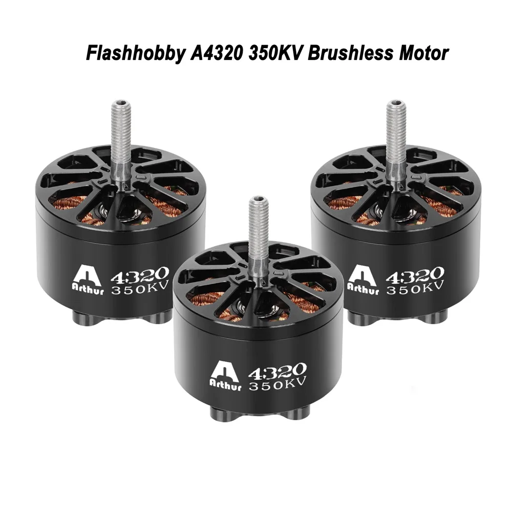 

1/2/4 Pieces Flashhobby A4320 4320 350KV 6-12S High Speed Brushless Motor Long Range X-Class RC FPV Drone Model
