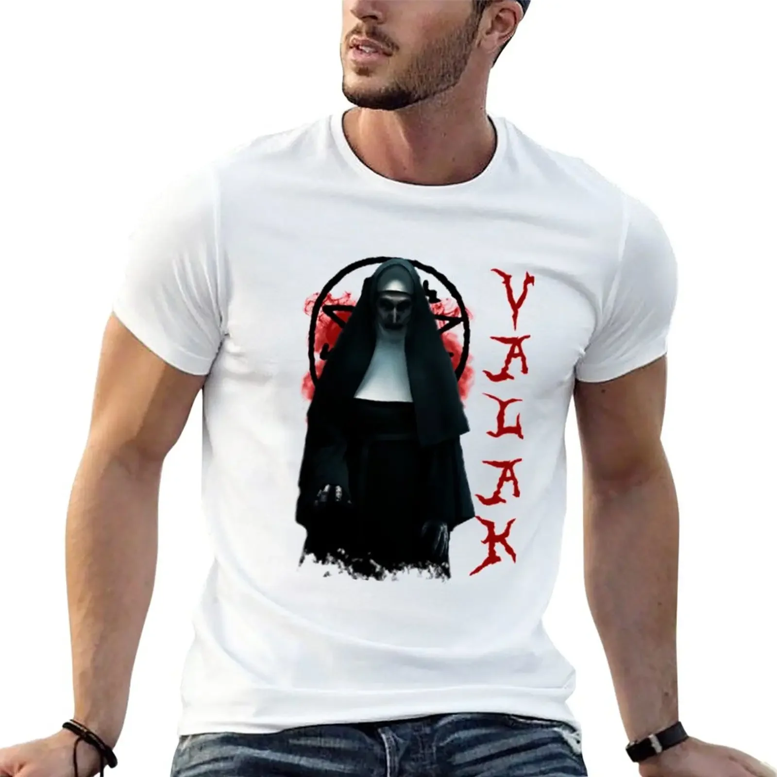 

Movies Valak T-Shirt for a boy graphics sweat mens workout shirts