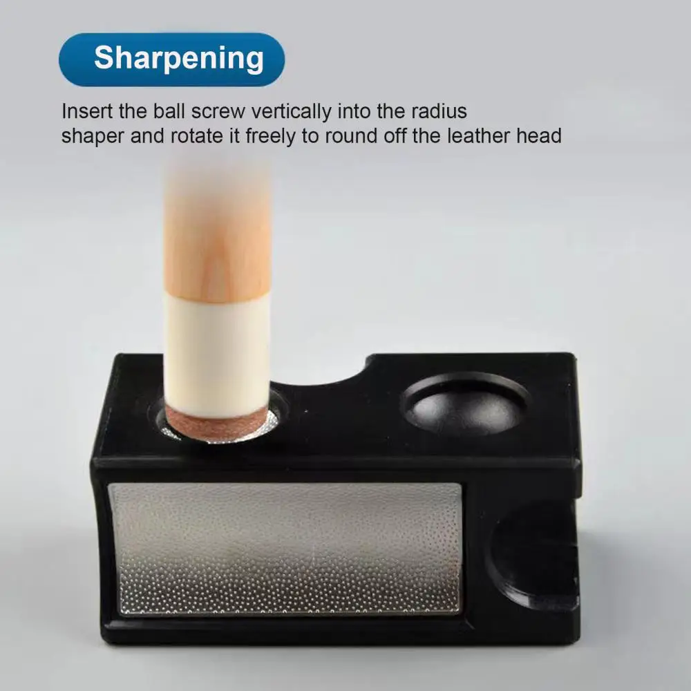 

Billiard Cue Repair Pool Cue Tip Shaper Lightweight Multifunctional Pool Cue Tip Shaper Billiard Club Head Polishing Tool
