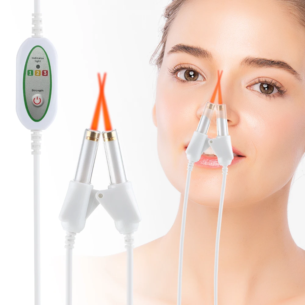 

Nasal Therapy Laser BioNase Nose Rhinitis Sinusitis Cure Nose Hay Fever Low Frequency Pulse Laser Runny Sneeze Treatment Machine