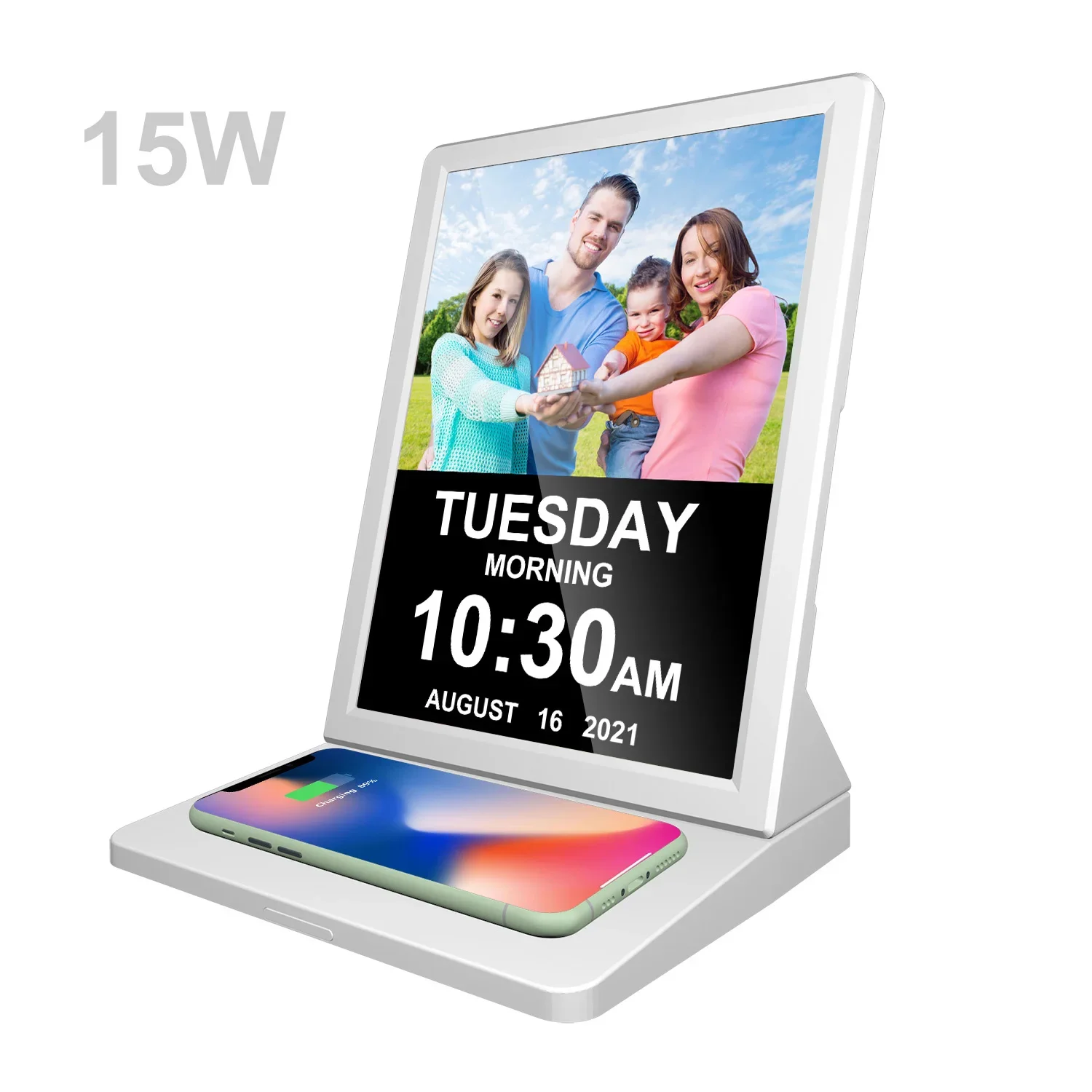 9.7 Inch Table LCD Touch Screen Digital Menu Advertising Display Wifi Digital Photo Frame  With battterty Wireless Charger