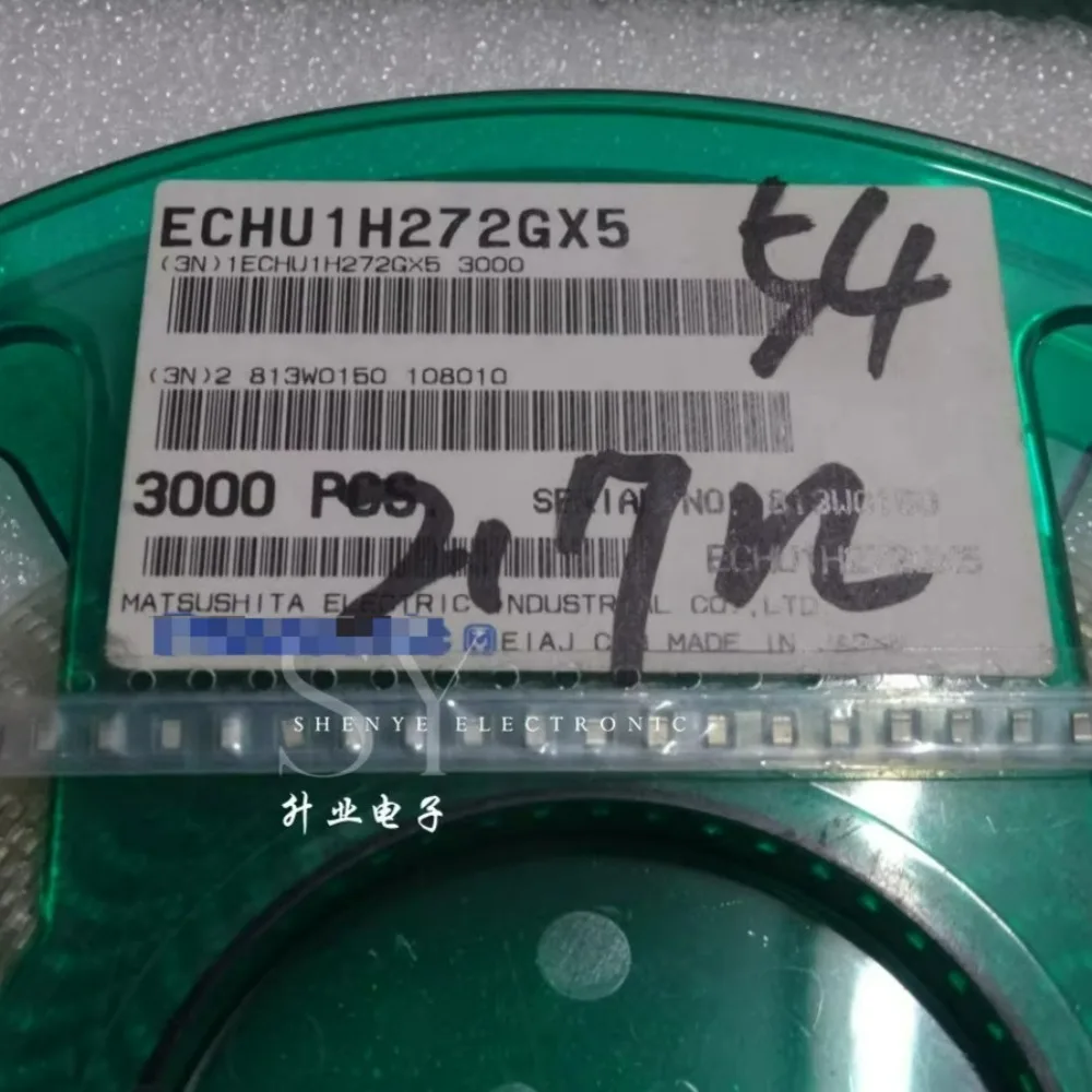 

20PCS 0805 0.0027uf/50v 2.7nf 2700pf 2n7 272 Surface Mount Film Capacitor ECHU1H272GX5