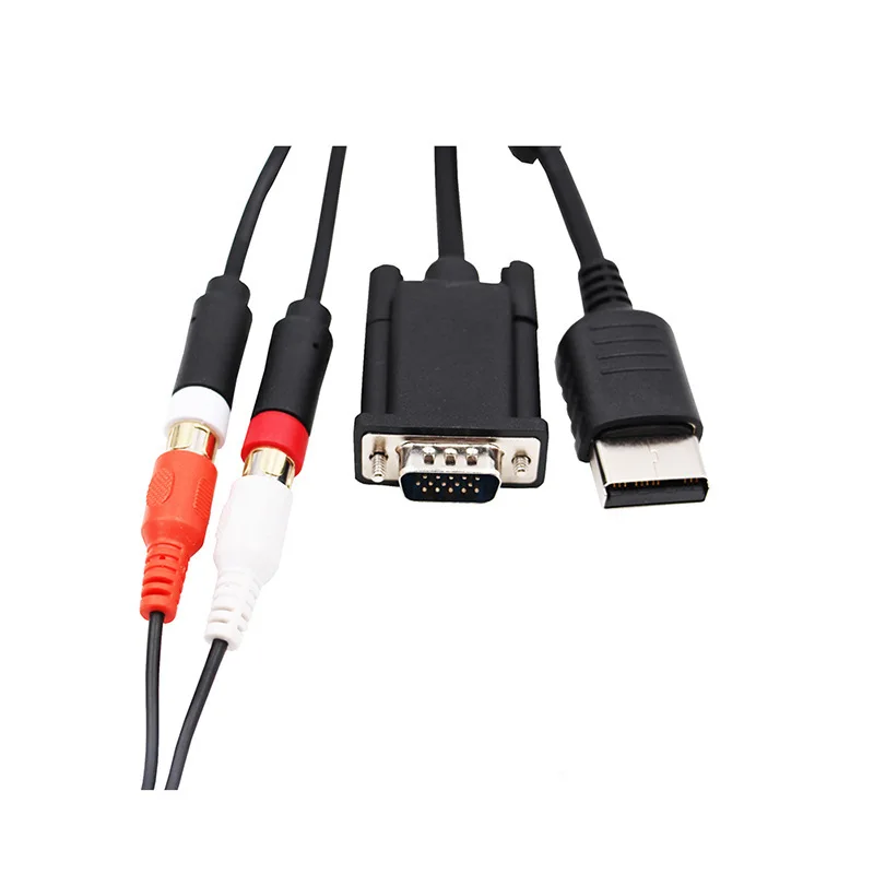 for Sega DreamCast DC128 VGA Cable Converter RCA Audio Video Adapter for Sega Game Console Connect CRT Monitor LCD Extend Cord - view 6
