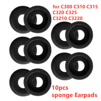 10pcs Foam Ear Cushion Pads Replacement for Plantronics Blackwire C300 C310 C315 C320 C325 C3210 C3220 Headphone sponge Earpads
