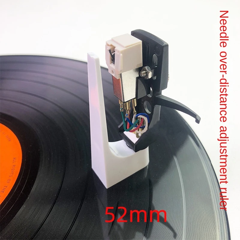 Easy Installation Ruler for Adjusting the Distance of Black Rubber Turntable Needle Gauge Adjustment-ELEC