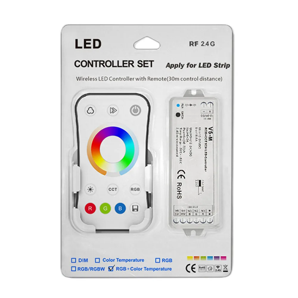 SKYダンス-LED調光器5 in 1,rgb LED CCt v5 V5-M V5-L g,5チャンネル,2.4g,wifi/rf,rgb