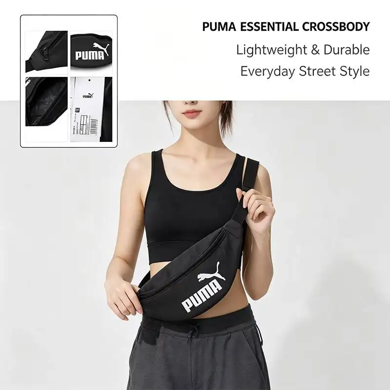 Crossbody Hot Puma Bag Fashion Sling Shoulder Bag Casual Sports Waist Pack Lightweight Durable Everyday Travel Street Style
