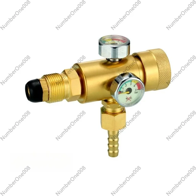 For Oxygen Meter Pressure Reducer All Copper Pressure Reducing Valve Pressure Gauge Propane Acetylene Meter Energy Saving Meter