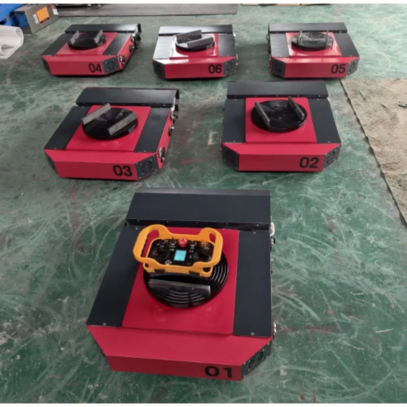 Factory Supply Easy Operation Tank Transporter Heavy Equipment Moving Skate Electric Machinery Mover  Machinery Moving Skates