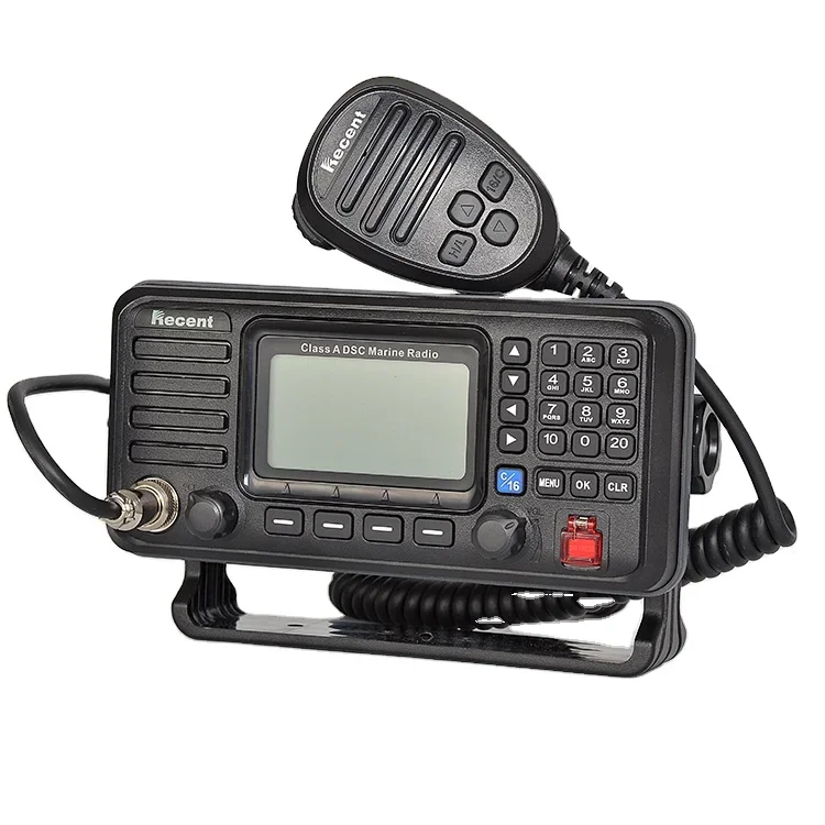 Recent RS-510MG Class A IP-67 waterproof and dustproof VHF FM fixed marine radio with built-in GPS and external GPS antenna