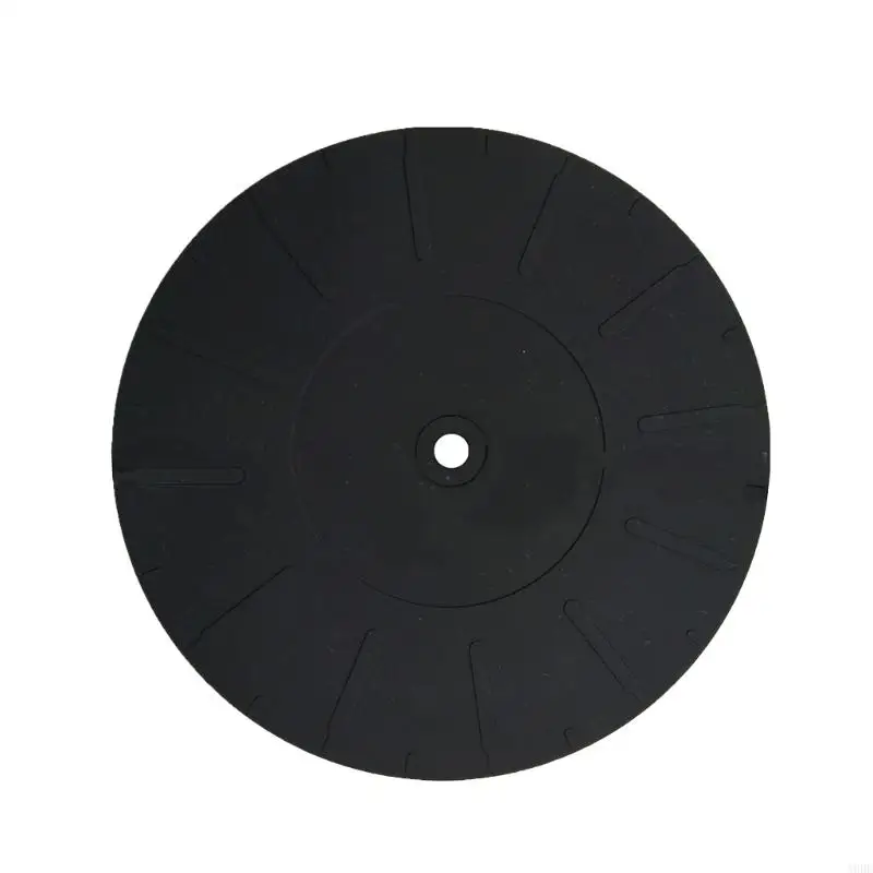 A9BD Plattenspieler Mat 170 mm Silikon-Slipmat für Vinyl für LP-Rekordspieler High-Fideli