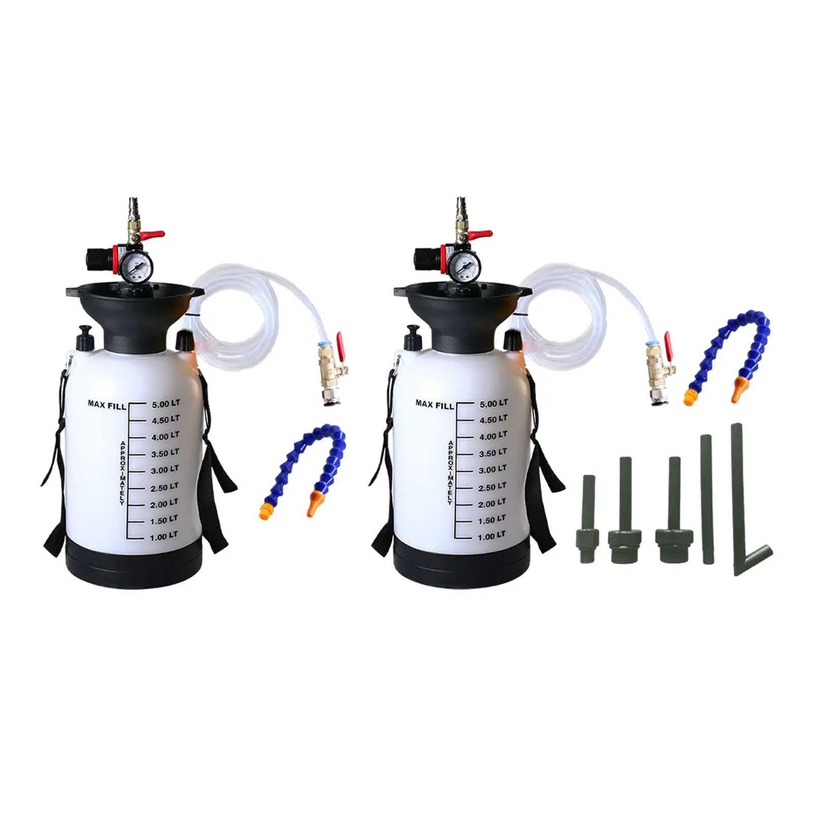 Automotive Fluid Pump Refill System Oil Refilling 5L Auto Fluid Fill Extractor Gear Oil Filler Tank