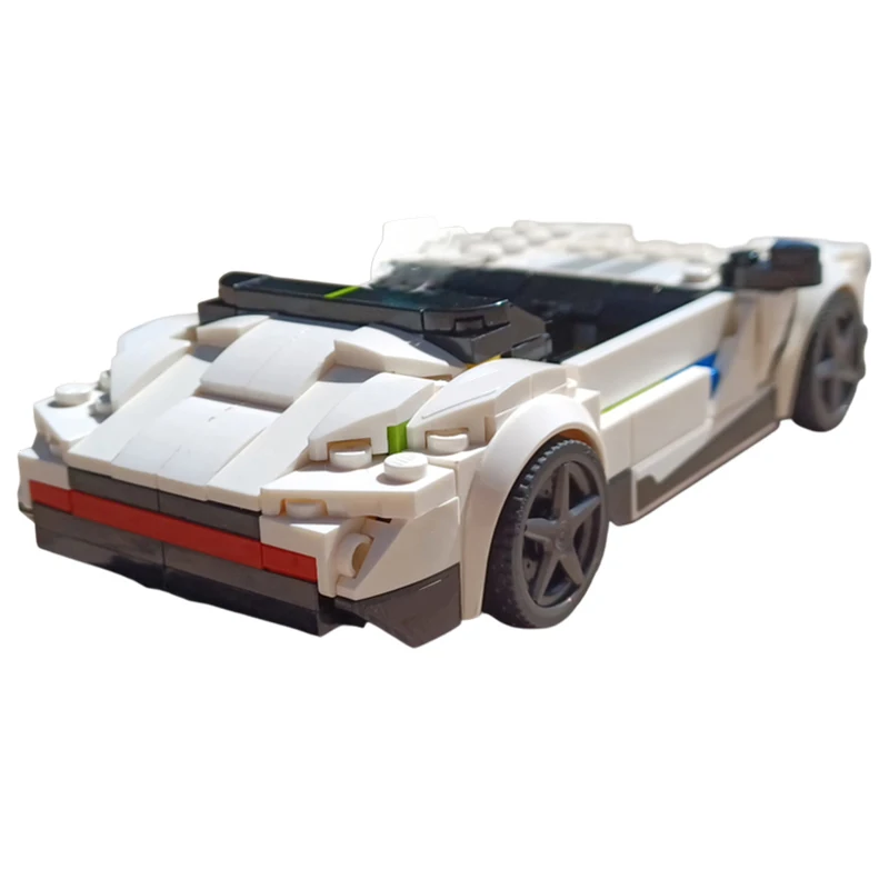 

209pcs MOC 1983 Porschess 911 cabriolet City Champions Super Car Building Blocks Christmas Gift Fun and Educational DIY toys