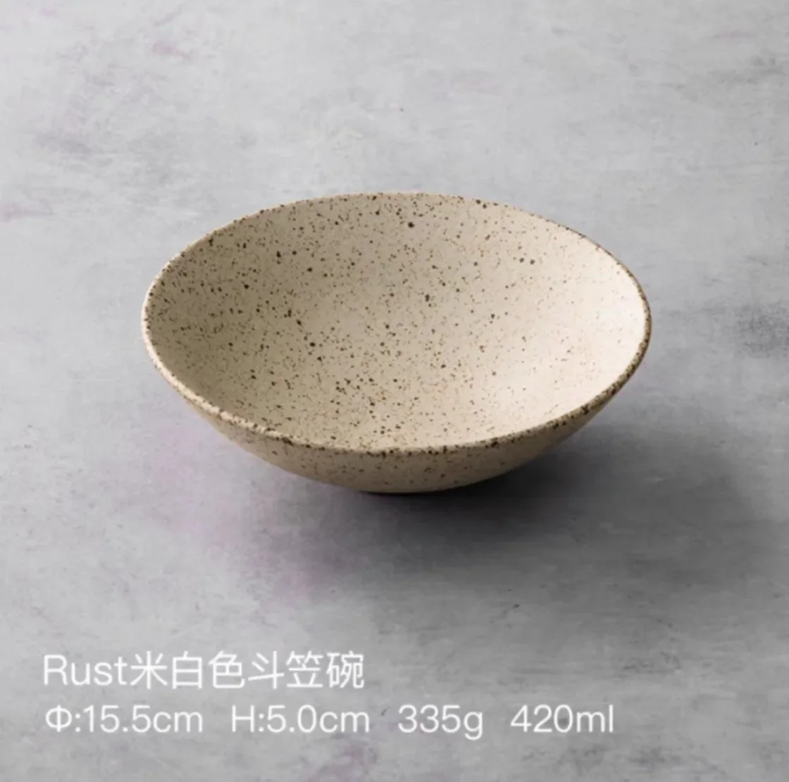 Creative Retro Ceramic Bowl Large Diameter 6 Inches Japanese Style Commercially Used Cold Dish Plate Home And Restaurant