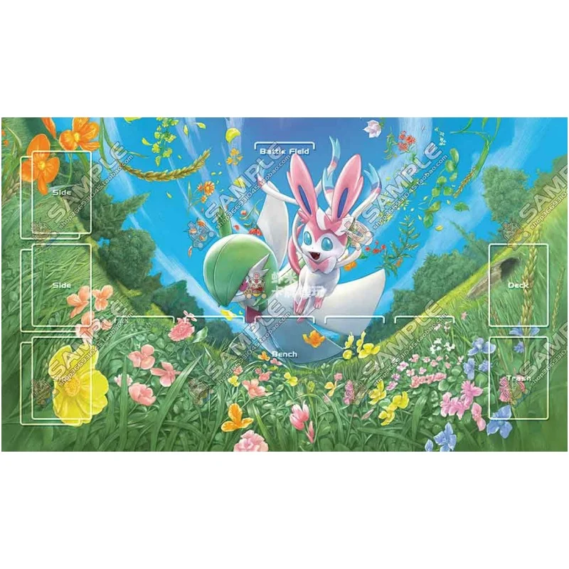 ポケモンカードパッド シルベオン イーブイ ウンブレオン ジョルテオン ヴァポレオン フレアオン DIY ラバー シングルプレイヤー バトルマット アニメ アクション トイ フィギュア ギフト